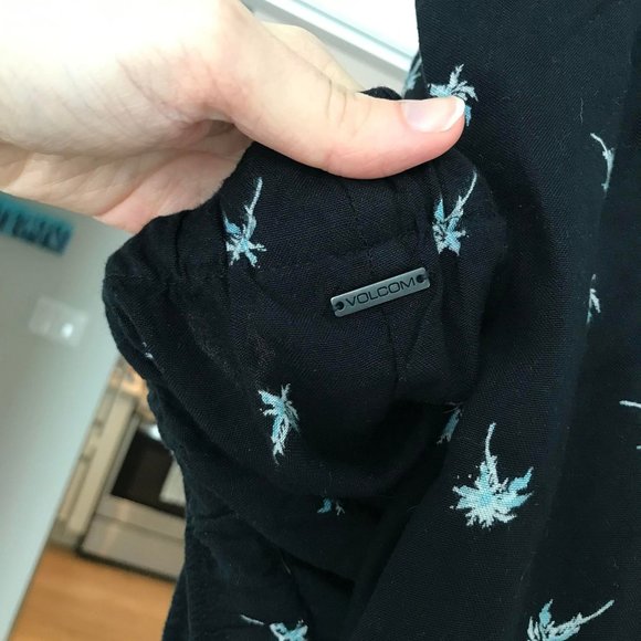 Volcom Coco Jogger Pants (Black Combo) - Picture 10 of 12